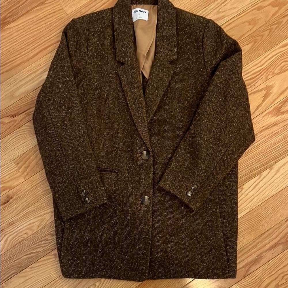 Brown Tweed Blazer